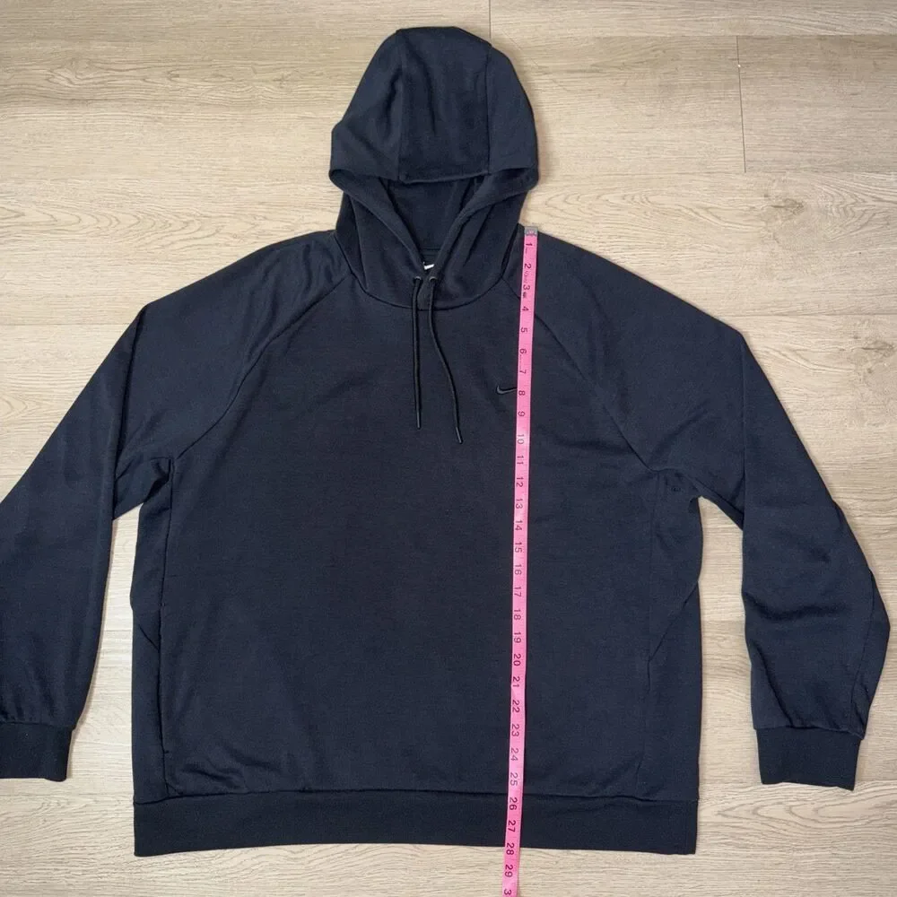 Nike Dri-FIT Men's Black Pullover Hoodie Sweatshirt - Size XL Move To Zero